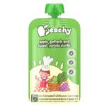 Peachy Apple, Spinach & Sweet Potato Puree