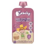 Peachy Apple Puree, Oats & Prune Juice