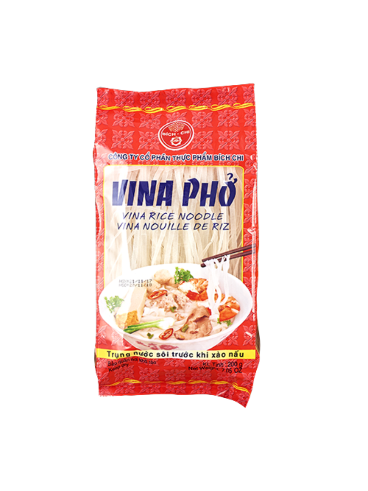 BICH-CHI Vina Rice Noodles 1x60x200g Bich-Chi Vina Rice Noodles 1X60X200g - Image 1