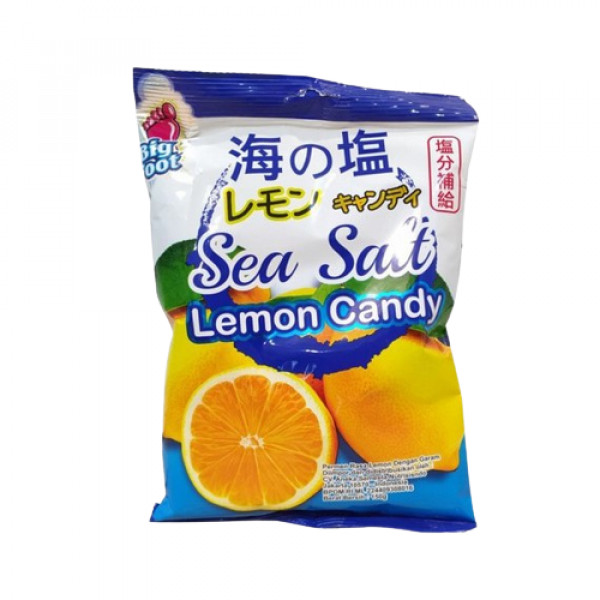 BIG FOOT Sea Salt Lemon Candy 1x24x150g Big Foot Sea Salt Lemon Candy 1X24X150g - Image 1