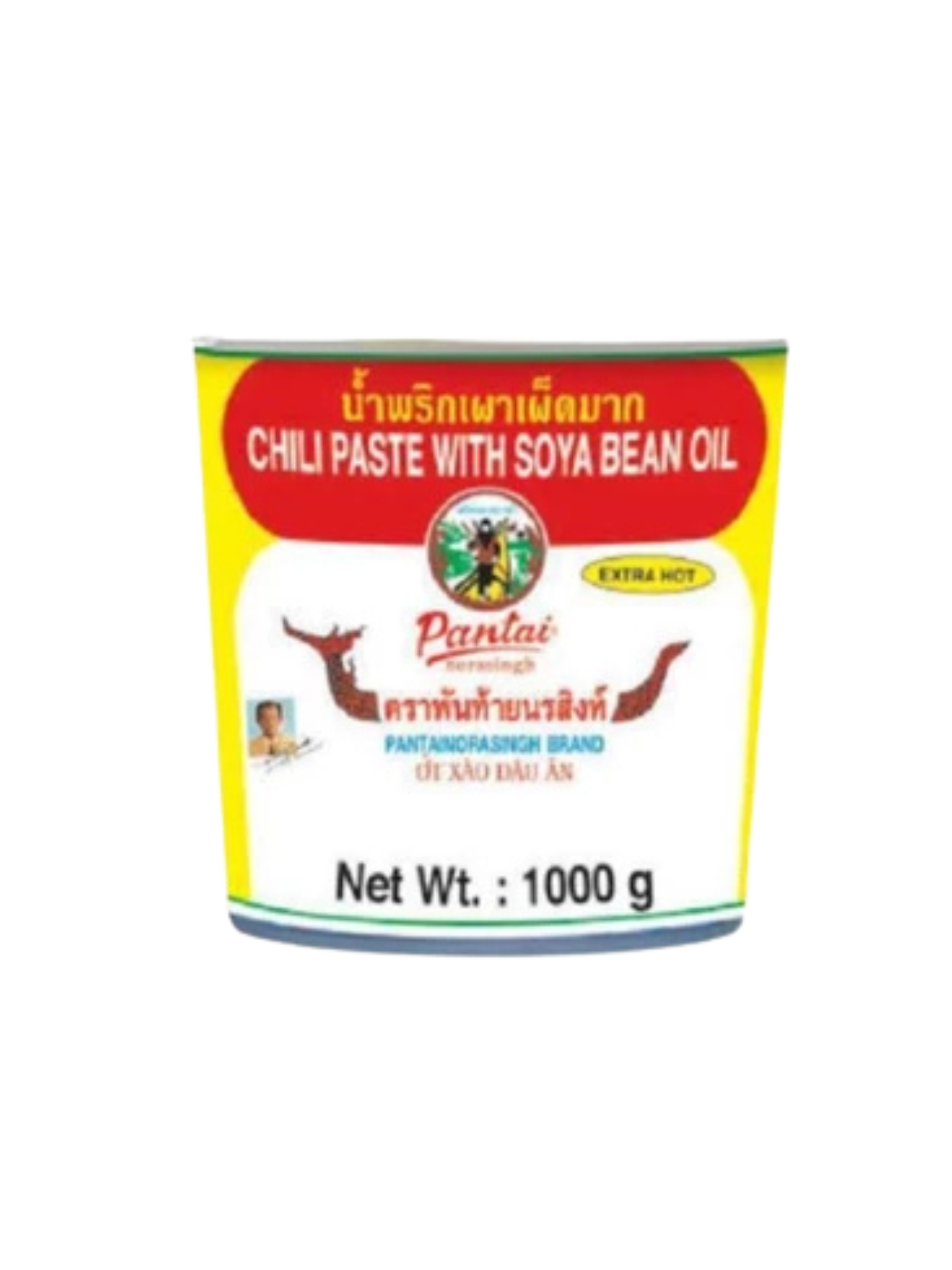 PANTAI Chilli Paste With Soya Bean Oil (EH) 1x12x1000g PANTAI Chilli Paste With Soya Bean 1000g - Image 1