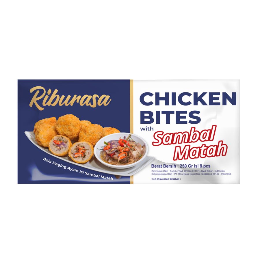 RIBURASA Chicken Bites Sambal Matah 1x20x250g RIBURASA Chicken Bites Sambal Matah 250g - Image 1