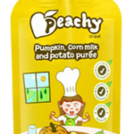 Peachy Pumpkin Corn milk and Potato Puree