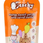 Peachy Mango Sweet Potato and Carrot Puree