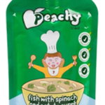 Peachy Fish with Spinach and Potato Puree