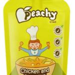 Peachy Chicken and Corn Soup