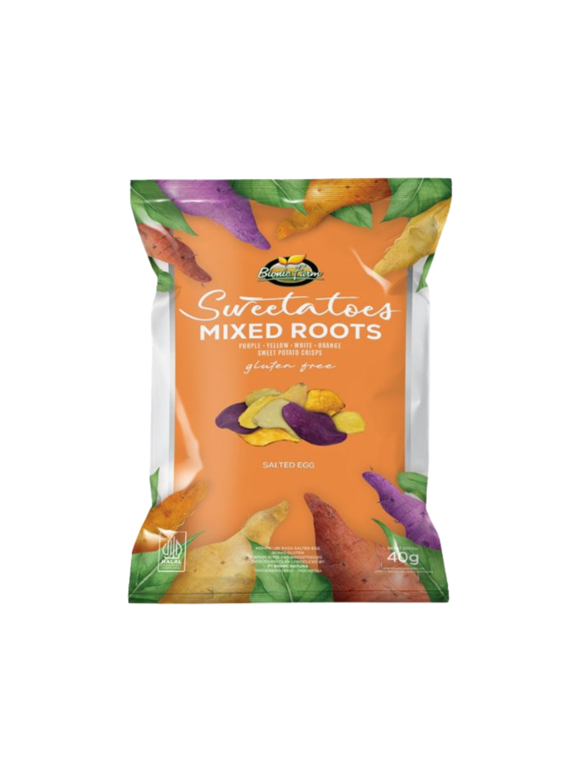 BIONIC FARM Mix Roots Salted Egg 1x24x40g BIONIC FARM Mix Roots Salted Egg 40g - Image 1