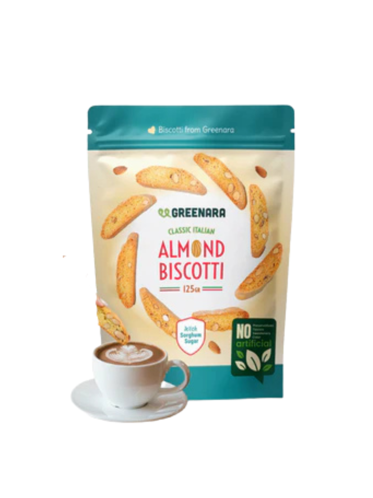 GREENARA Biscuit Classic Italian Biscotti 1x12x125g GREENARA Biscuit Classic Italian Biscotti 125g - Image 1