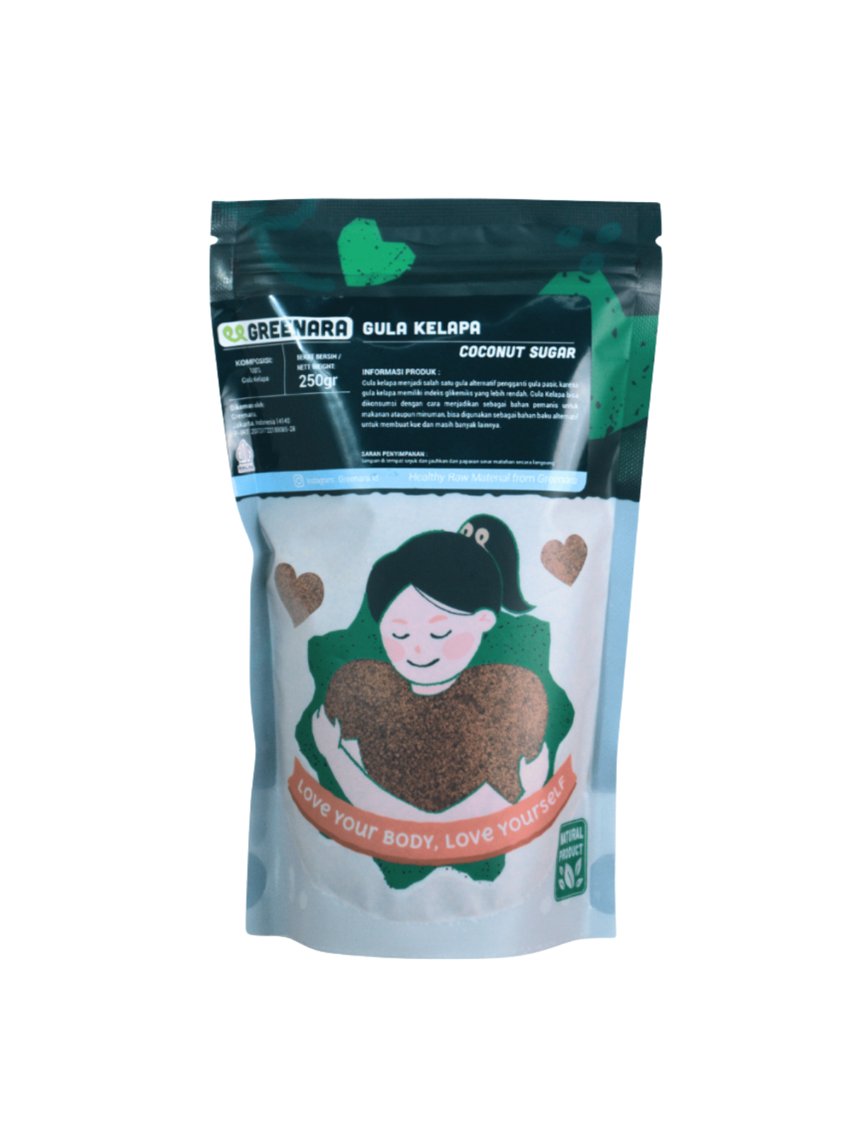 GREENARA Coconut Sugar 1x12x250g GREENARA Coconut Sugar 250g - Image 1