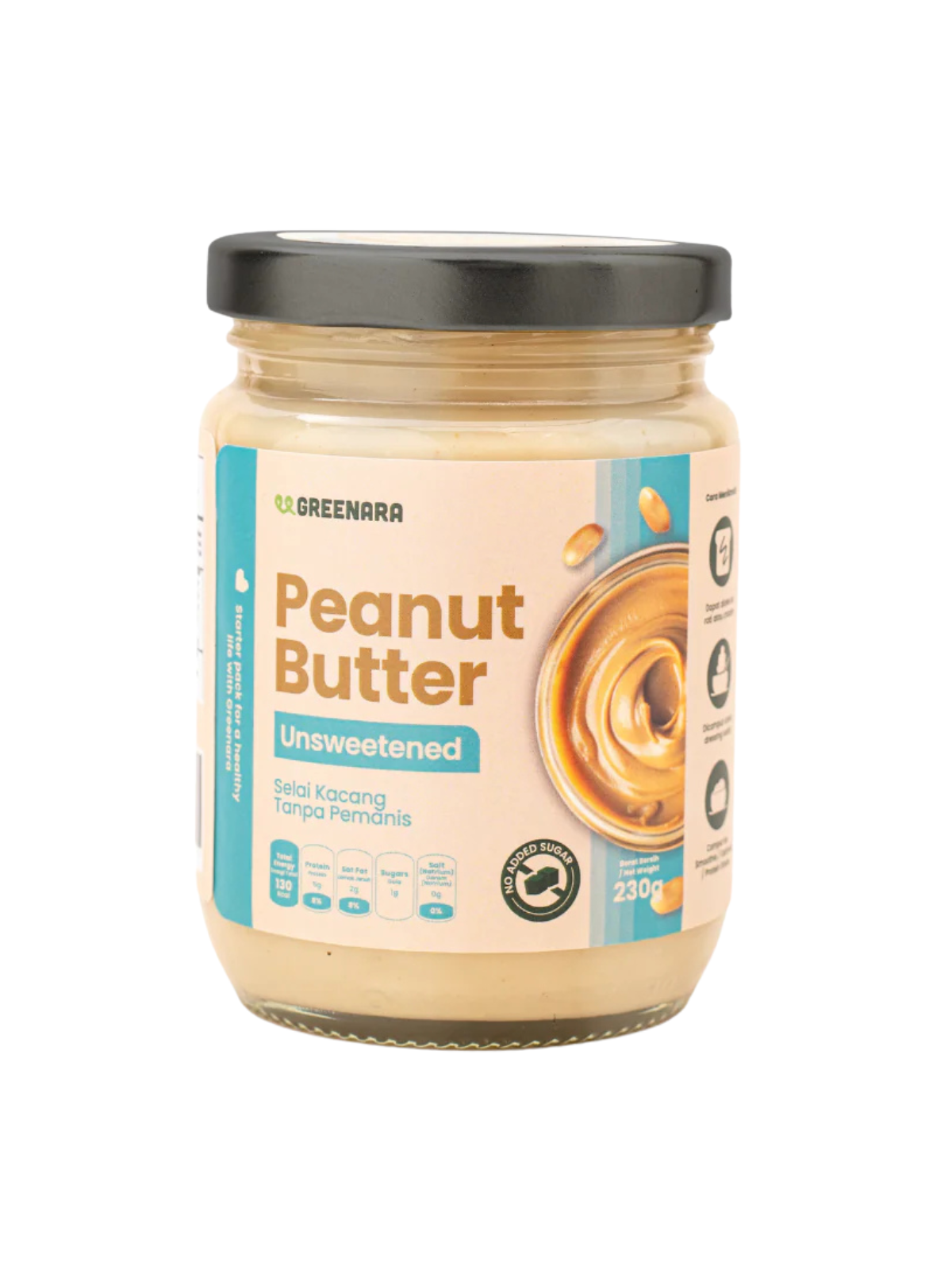 GREENARA Peanut Butter Original 1x12x230g GREENARA Peanut Butter Original 230g - Image 1