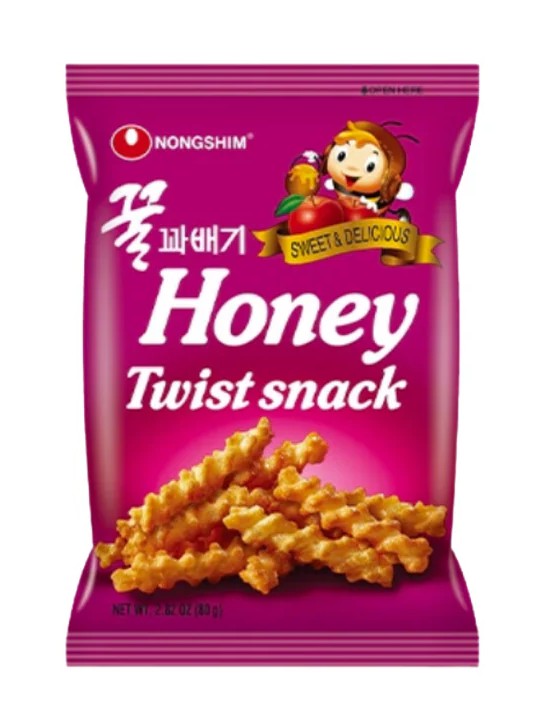 NONGSHIM Snack Honey Twist 1x20x75g. NONGSHIM Snack Honey Twist 1x20x75g - Image 1