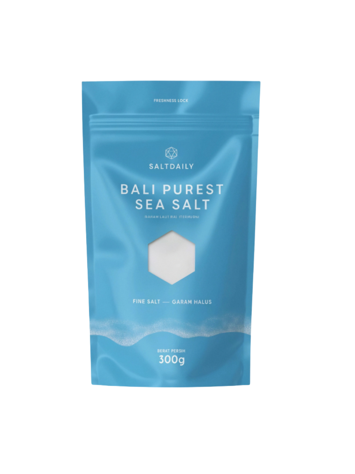 SALTY DAILY Bali Purest Sea Salt Fine 1x20x300g SALTY DAILY Purest Sea Salt Fine 300g - Image 1