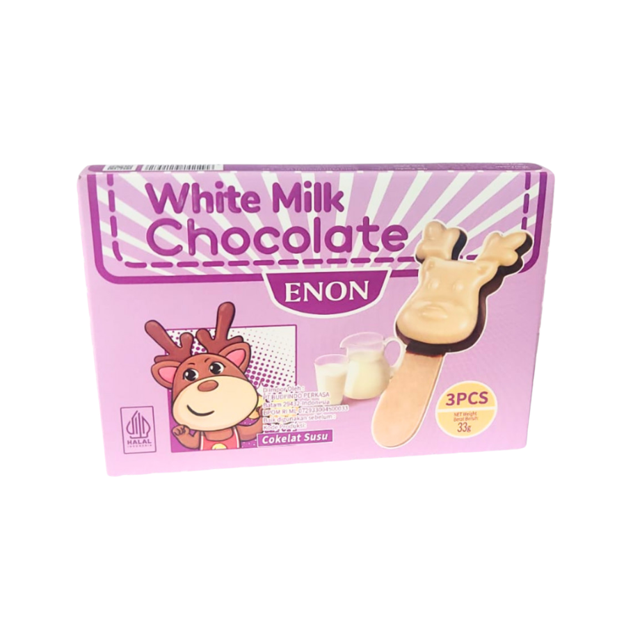 ENON White Milk Chocolate (Deer) 1x48x33g ENON White Milk Chocolate (Deer) 33g - Image 1