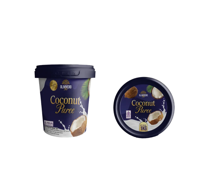 OLIVIVERO PRO PUREE Premium Coconut 1kg OLIVIVERO PRO PUREE Premium Coconut 1kg - Image 1