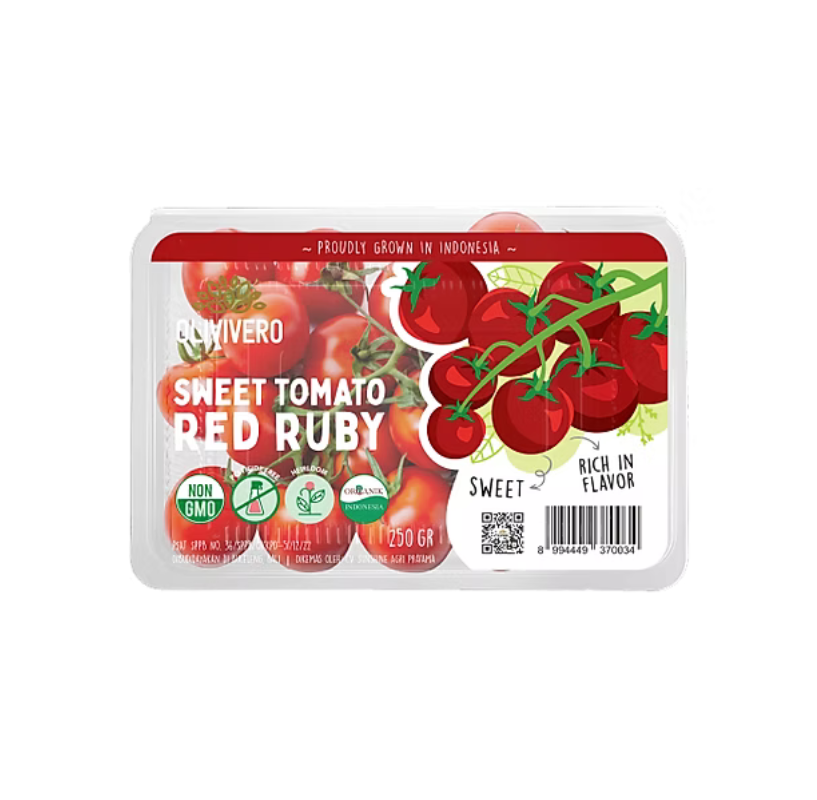 OLIVIVERO Red Ruby Tomatoes 250g OLIVIVERO Red Ruby Tomatoes 250g - Image 1