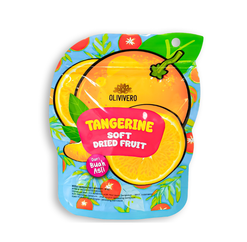 OLIVIVERO Soft Dried Tangerine 1x20x50g OLIVIVERO Soft Dried Tangerine 1x20x50g - Image 1